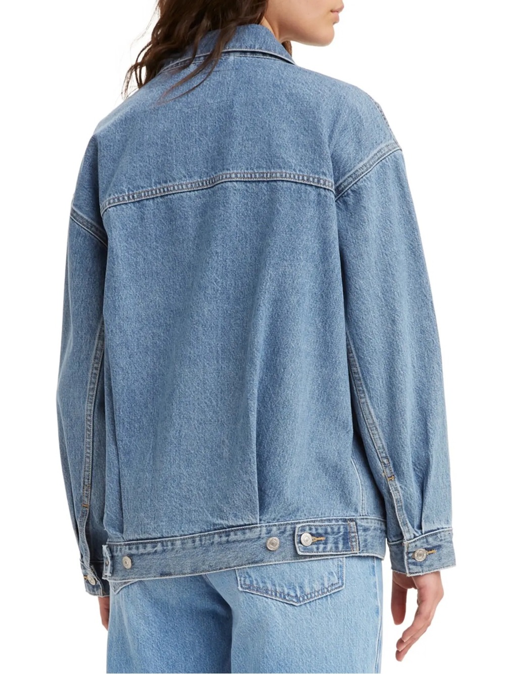 Levi’s Women’s Baggy Trucker Jacket. Size Medium. - Picture 2 of 6